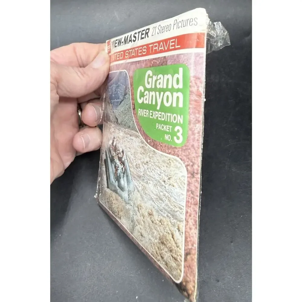 Grand Canyon River Expedition Arizona 3d View-Master 3 Reel Packet Complete Set
